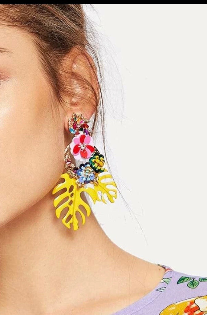 TROPICAL EARRINGS - Tamaracloset