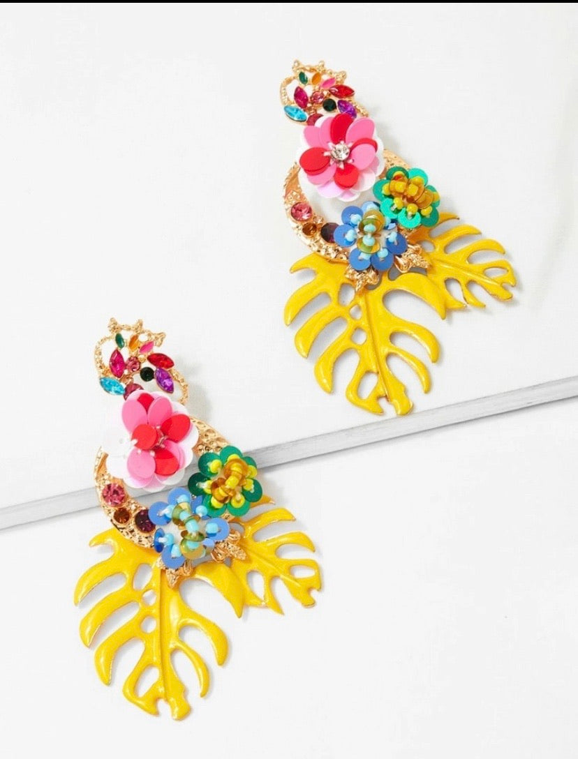 TROPICAL EARRINGS - Tamaracloset